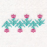 Geometric Floral Border (Vintage)