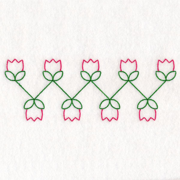Simple Tulip Border (Vintage)
