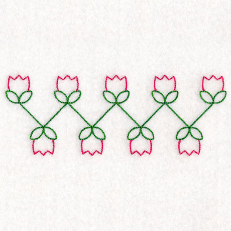 Simple Tulip Border (Vintage)