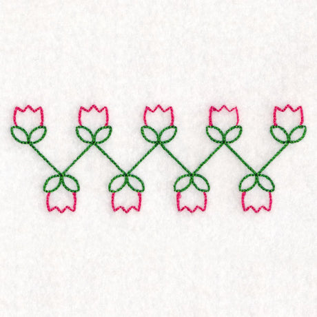 Simple Tulip Border (Vintage)