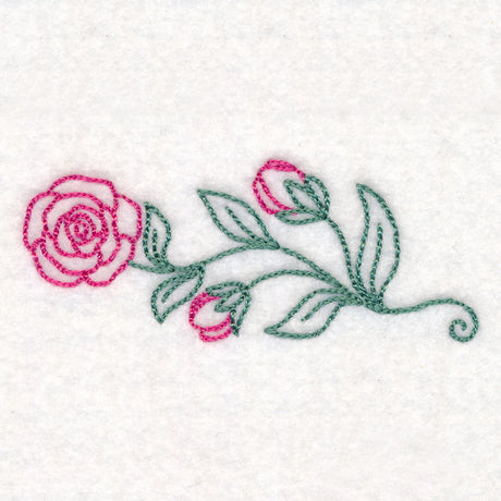 Elegant Rose Border (Vintage)