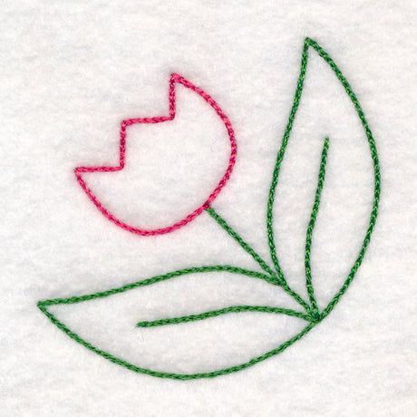 Simple Tulip Corner (Vintage)