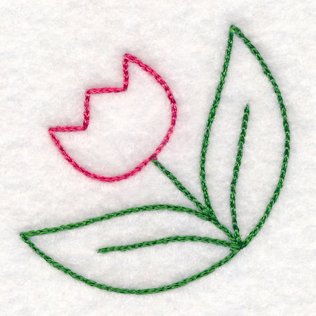 Simple Tulip Corner (Vintage)