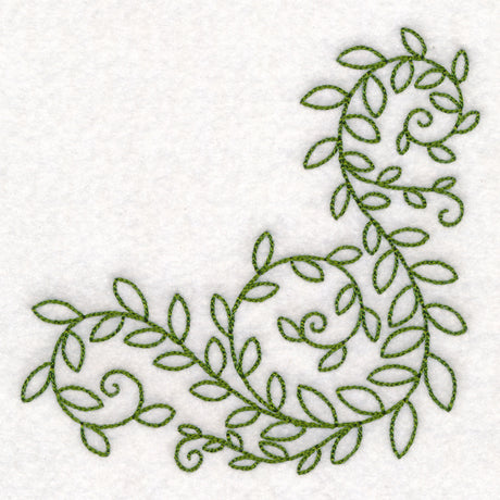 Swirling Vine Corner (Vintage)