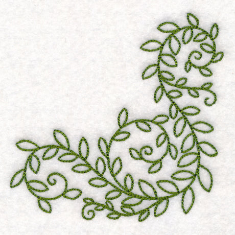 Swirling Vine Corner (Vintage)