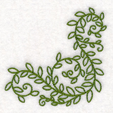 Swirling Vine Corner (Vintage)