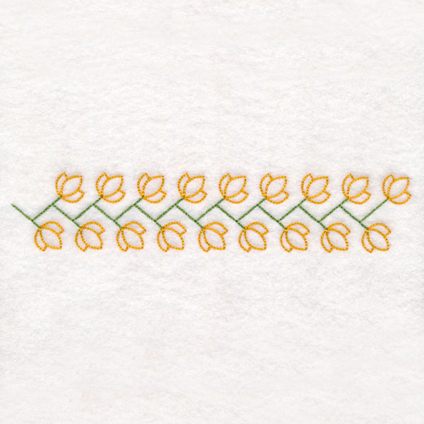 Zigzag Floral Border (Vintage)