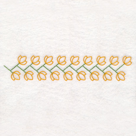 Zigzag Floral Border (Vintage)