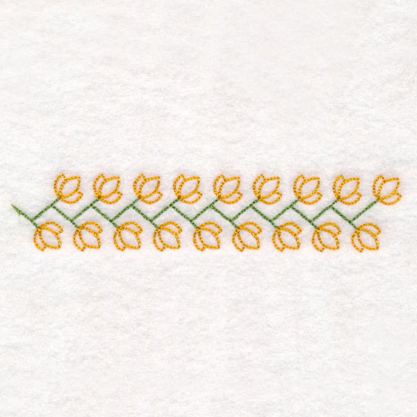 Zigzag Floral Border (Vintage)