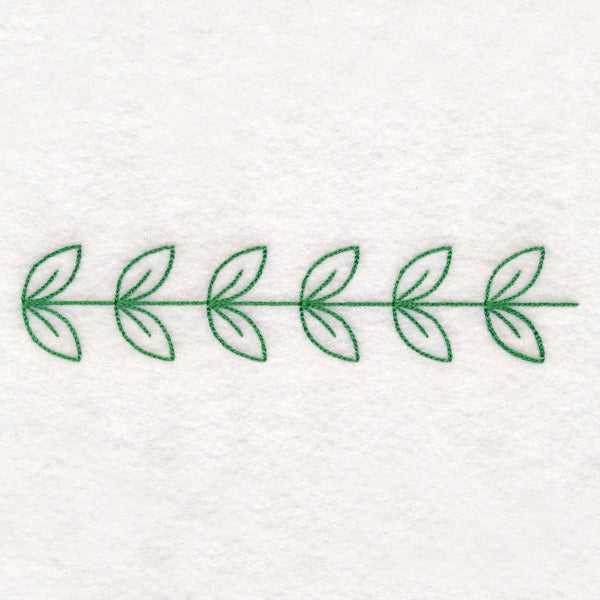 Serene Leaf Border (Vintage)