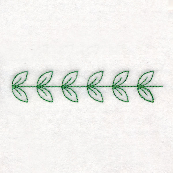 Serene Leaf Border (Vintage)