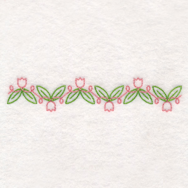 Chic Tulip Border (Vintage)