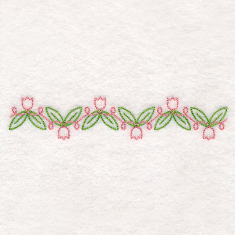 Chic Tulip Border (Vintage)