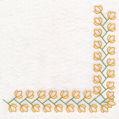 Zigzag Floral Corner (Vintage)