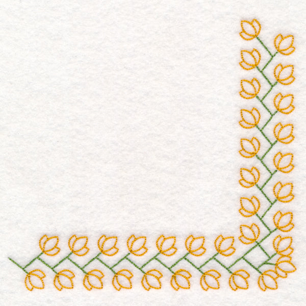 Zigzag Floral Corner (Vintage)