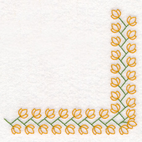 Zigzag Floral Corner (Vintage)