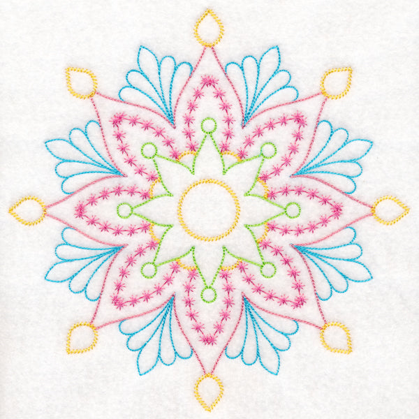 Delicate Floral Medallion (Vintage)