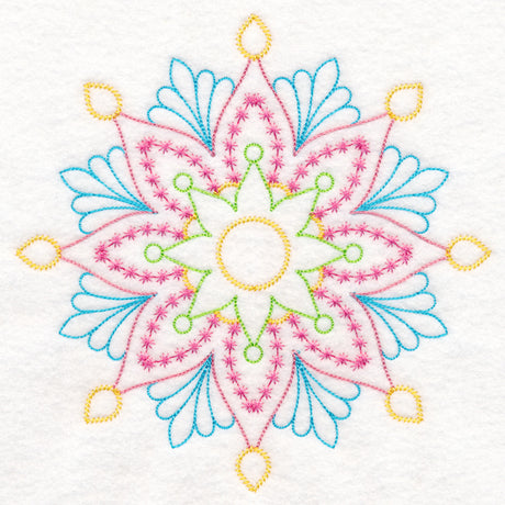 Delicate Floral Medallion (Vintage)