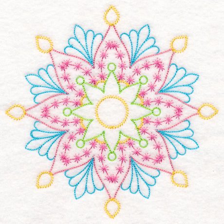 Delicate Floral Medallion (Vintage)