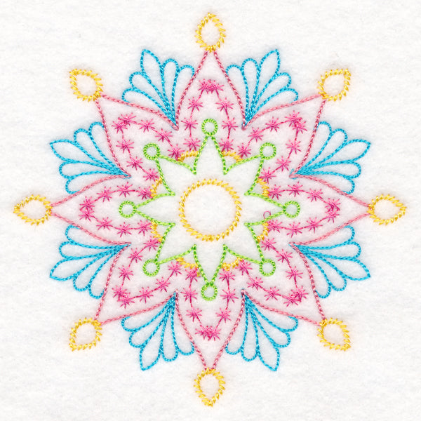 Delicate Floral Medallion (Vintage)