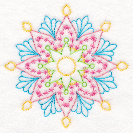 Delicate Floral Medallion (Vintage)