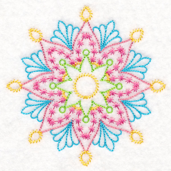 Delicate Floral Medallion (Vintage)