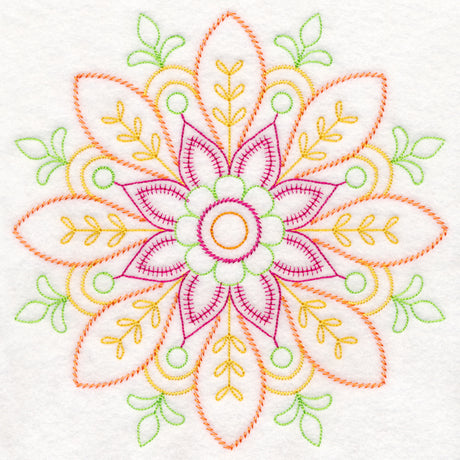 Intricate Floral Medallion (Vintage)