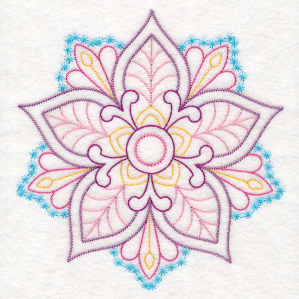 Elegant Floral Medallion (Vintage)