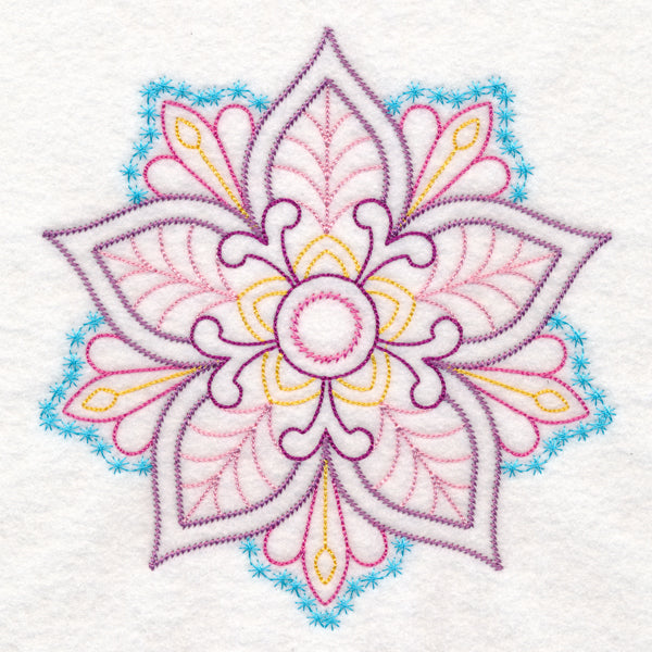 Elegant Floral Medallion (Vintage)