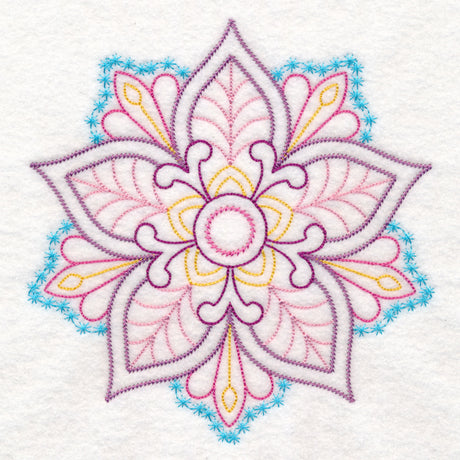 Elegant Floral Medallion (Vintage)