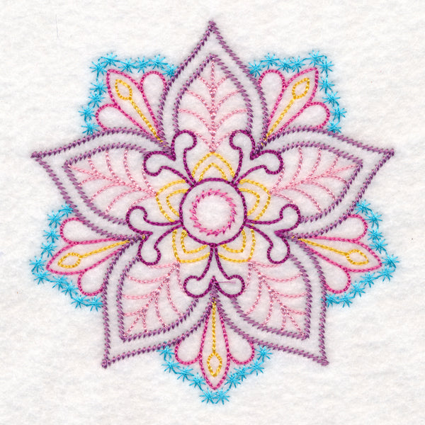 Elegant Floral Medallion (Vintage)