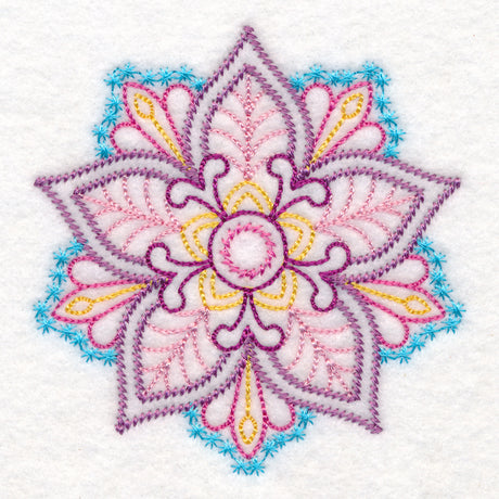 Elegant Floral Medallion (Vintage)