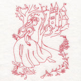 Enchanted Fairy Tale - Cinderella (Redwork)