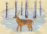 Winter Woodland Buck
