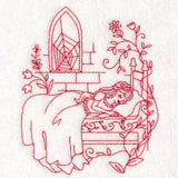 Enchanted Fairy Tale - Sleeping Beauty (Redwork)