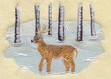 Winter Woodland Buck