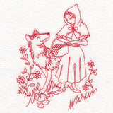 Enchanted Fairy Tale - Red Riding Hood (Redwork)