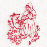 Enchanted Fairy Tale - Red Riding Hood (Redwork)