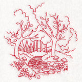 Enchanted Fairy Tale - Forest (Redwork)