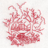 Enchanted Fairy Tale - Forest (Redwork)