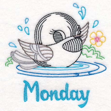 Spring Chickadee - Monday (Vintage)