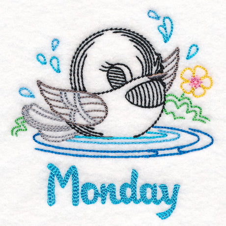 Spring Chickadee - Monday (Vintage)
