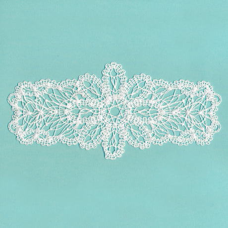 Floral Jar Wrap (Battenburg Lace)