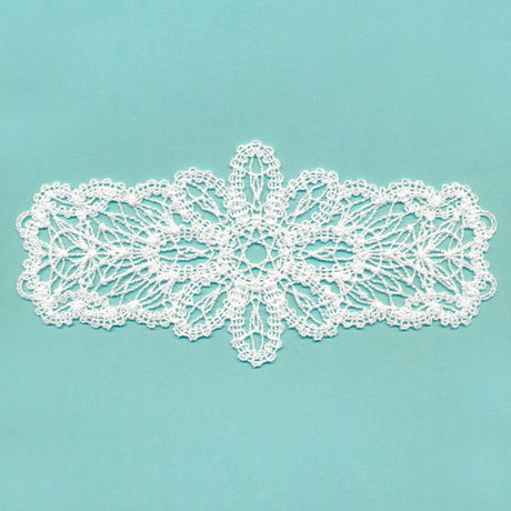 Floral Jar Wrap (Battenburg Lace)