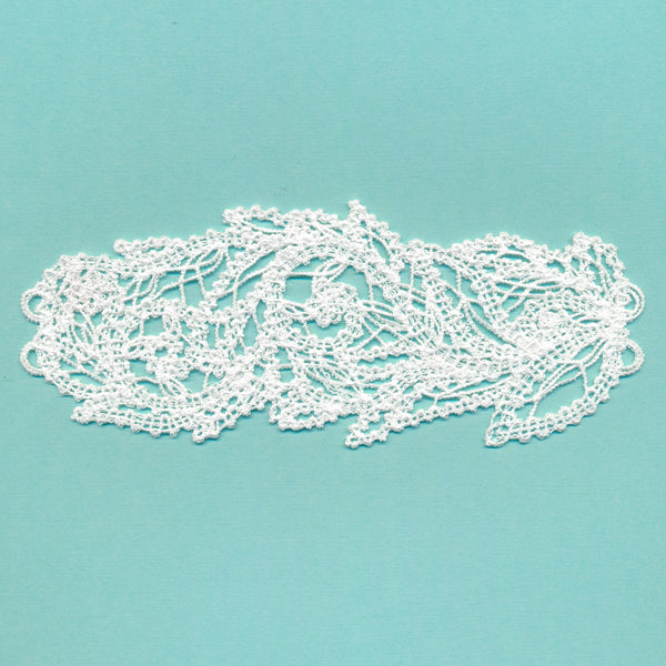 Leafy Jar Wrap (Battenburg Lace)