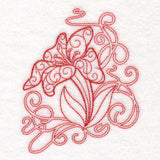 Delicate Lily Doodle (Vintage)