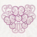 Delicate Violet Doodle (Vintage)