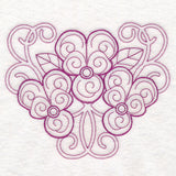 Delicate Violet Doodle (Vintage)