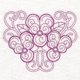 Delicate Violet Doodle (Vintage)