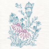 Garden Birdhouse Etching